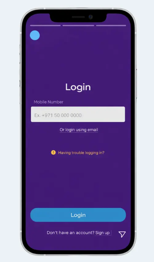 Login your payit wallet using your mobile number and password