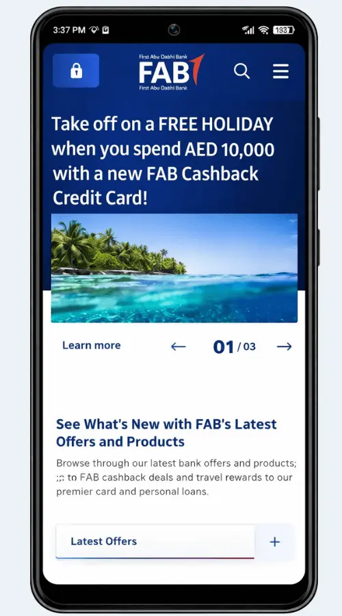fab-online-banking-login-button-mobile-view